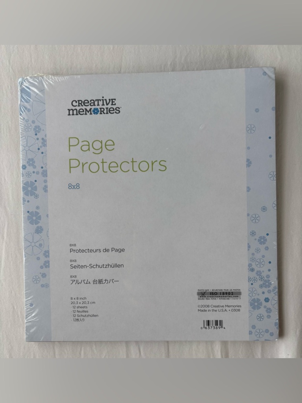 Creative Memories 8X8 Page Protectors